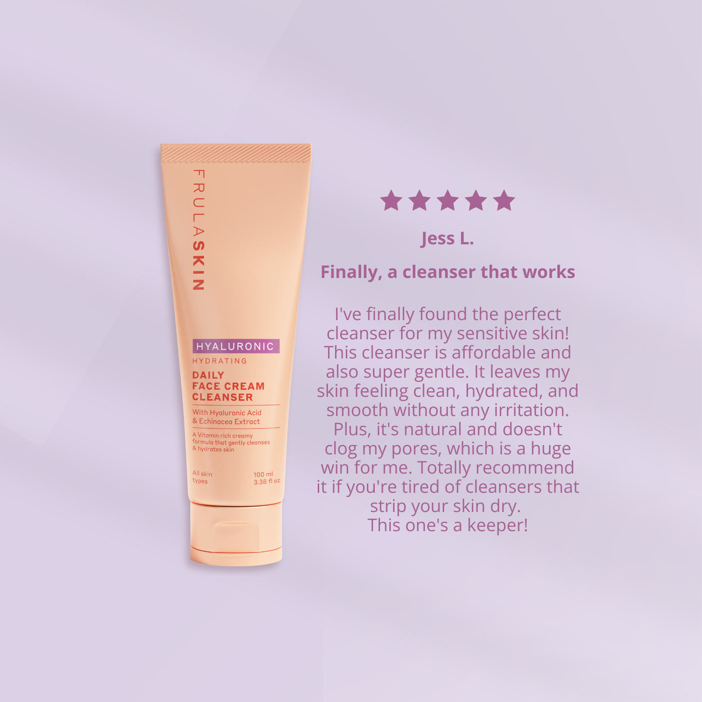 Frula - Hyaluronic Cream Cleanser