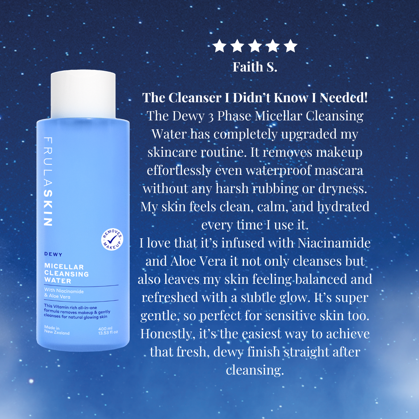 Dewy 3 Phase Micellar Cleansing Water