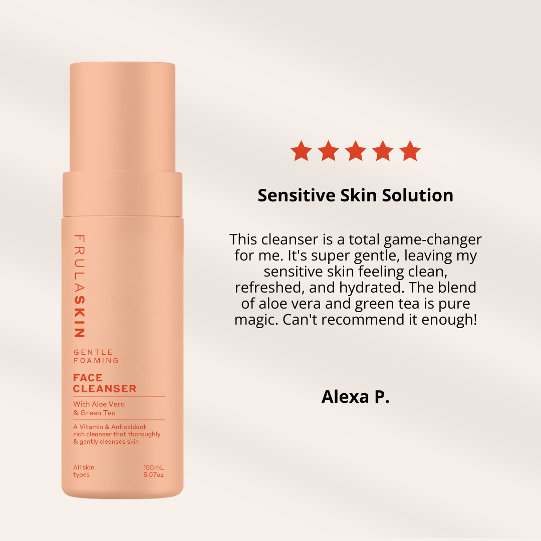 Gentle Foaming Face Cleanser | FRULASKIN – FRULABEAUTY