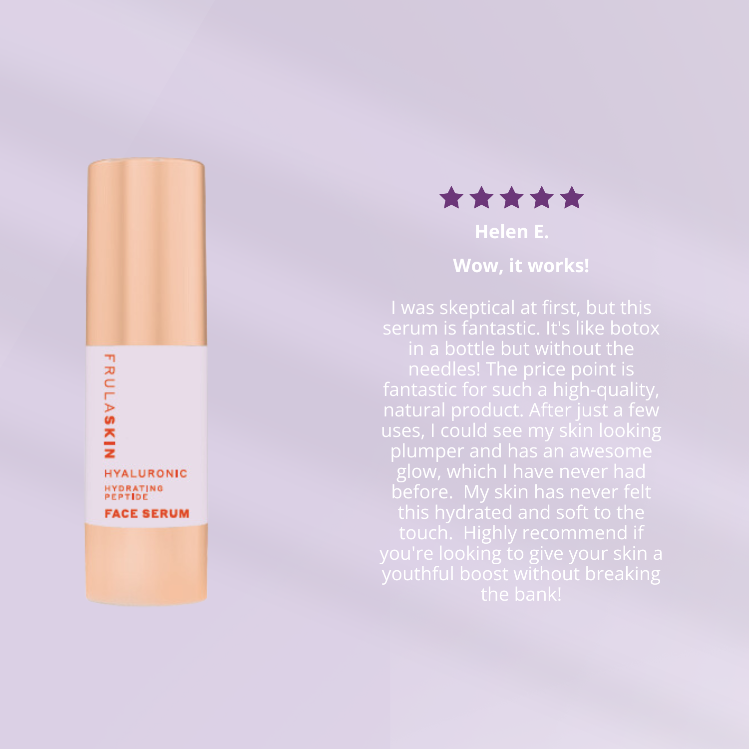 Hyaluronic Peptide Hydrating Face Serum