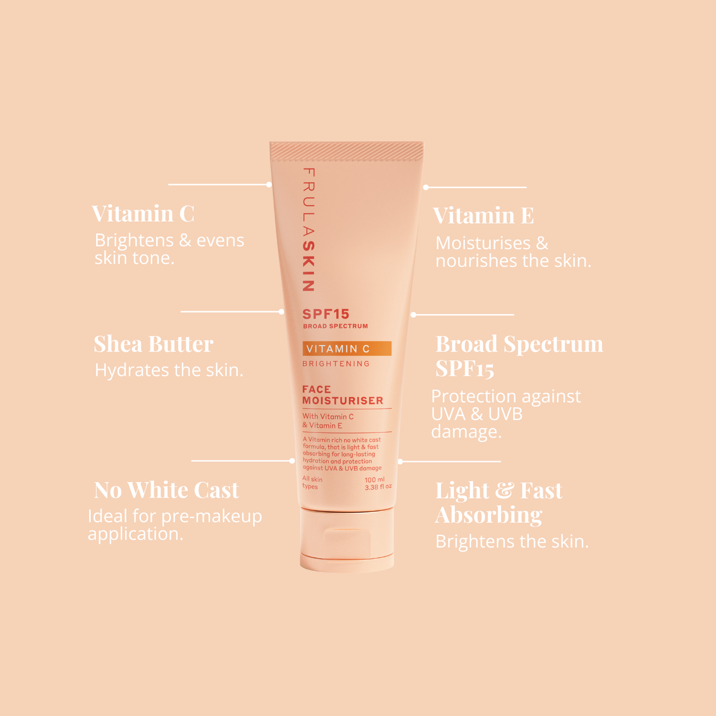 SPF15 Vit C Brightening Face Moisturiser