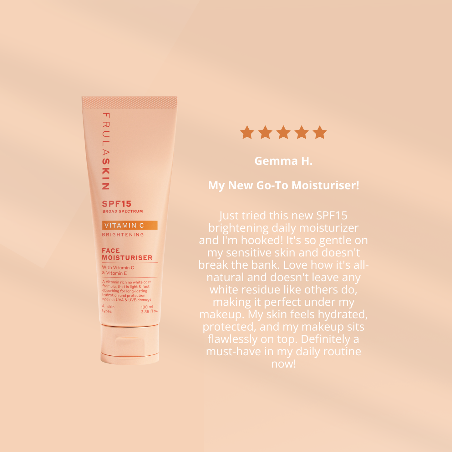 SPF15 Vit C Brightening Face Moisturiser