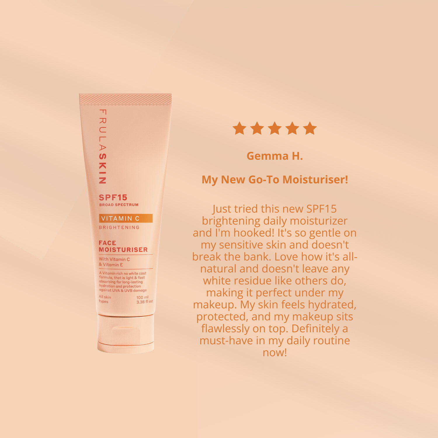 SPF15 Vit C Brightening Face Moisturiser