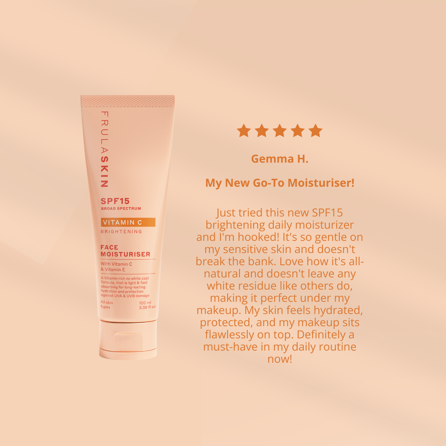 SPF15 Vit C Brightening Face Moisturiser