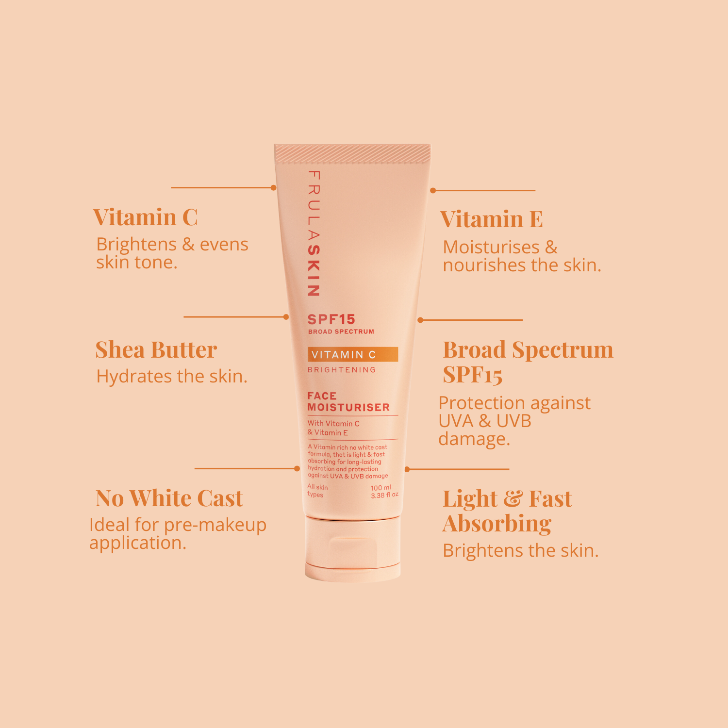 SPF15 Vit C Brightening Face Moisturiser