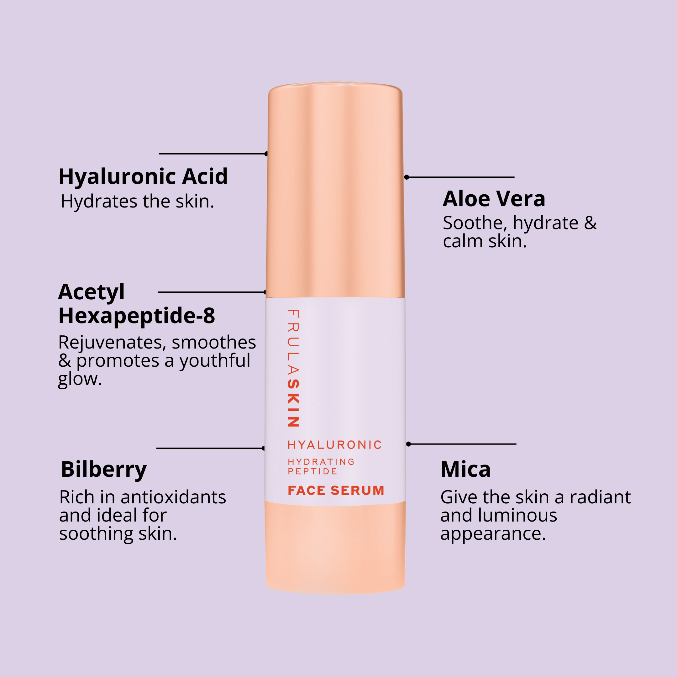 Hyaluronic Peptide Hydrating Face Serum