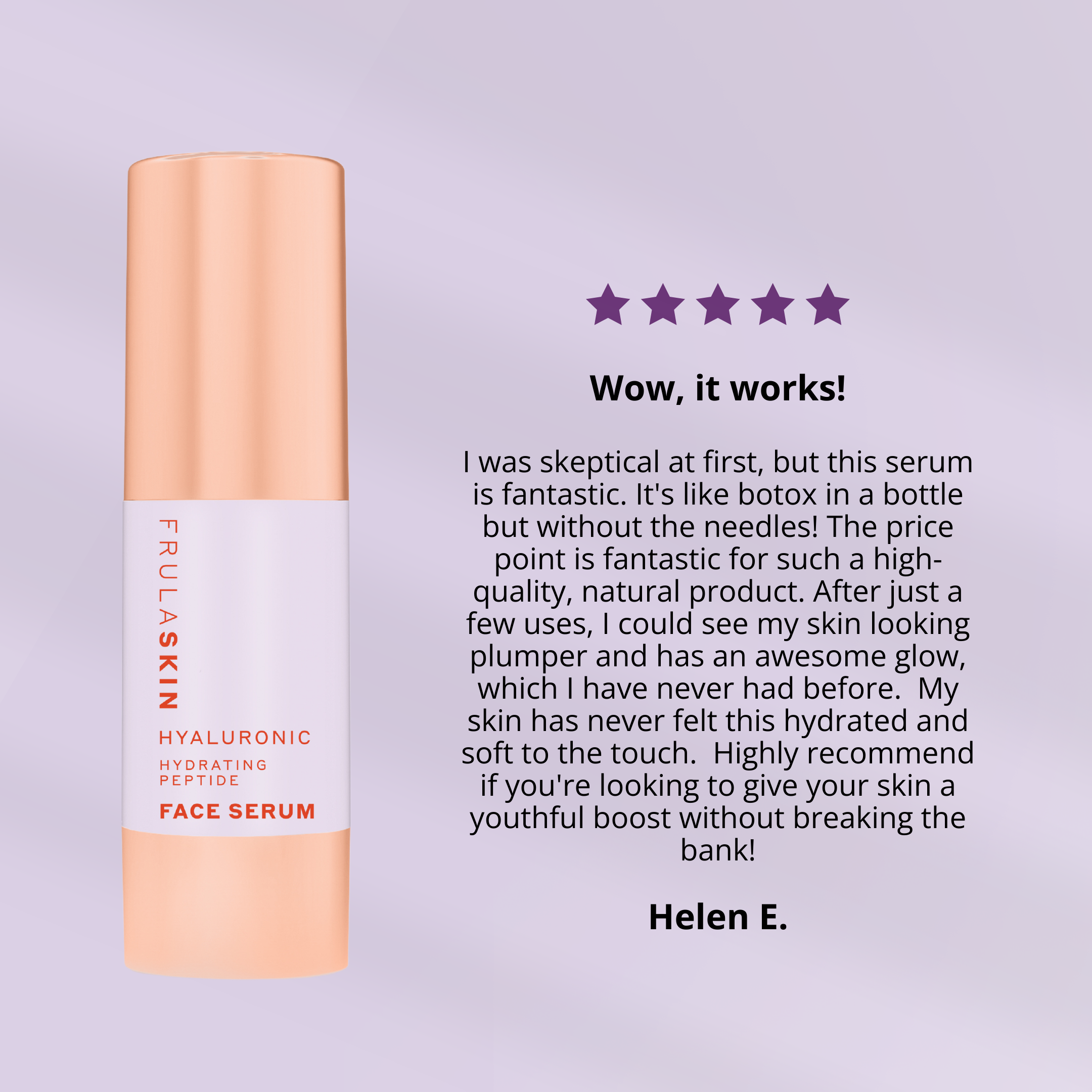 Hyaluronic Peptide Hydrating Face Serum
