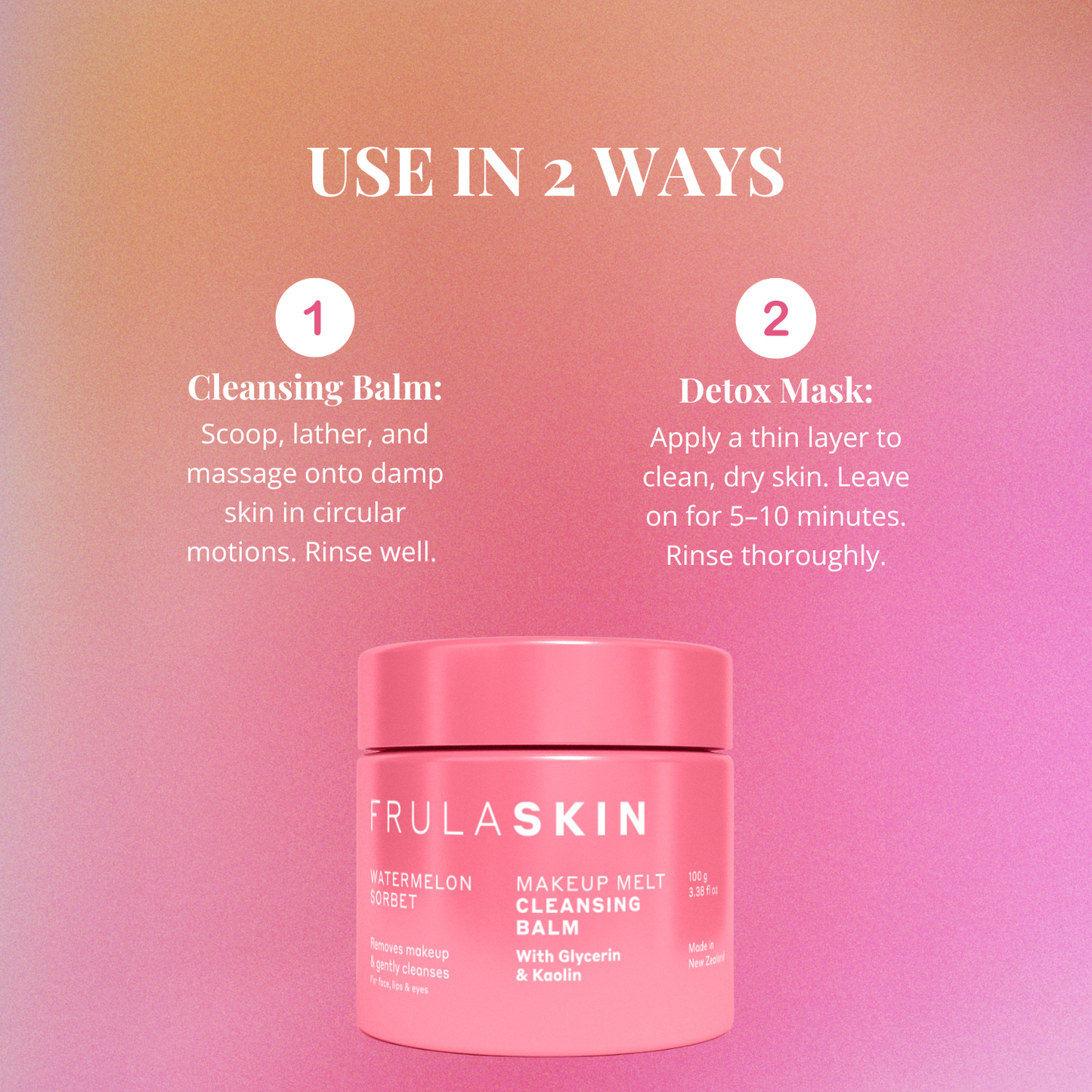 Watermelon Cleansing Balm