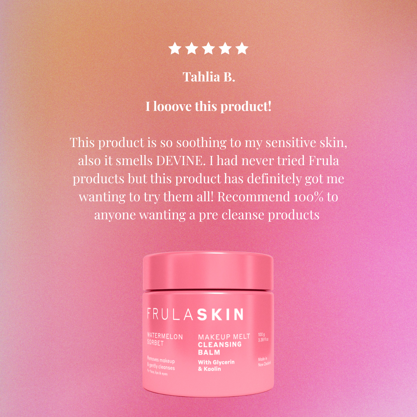 Watermelon Cleansing Balm