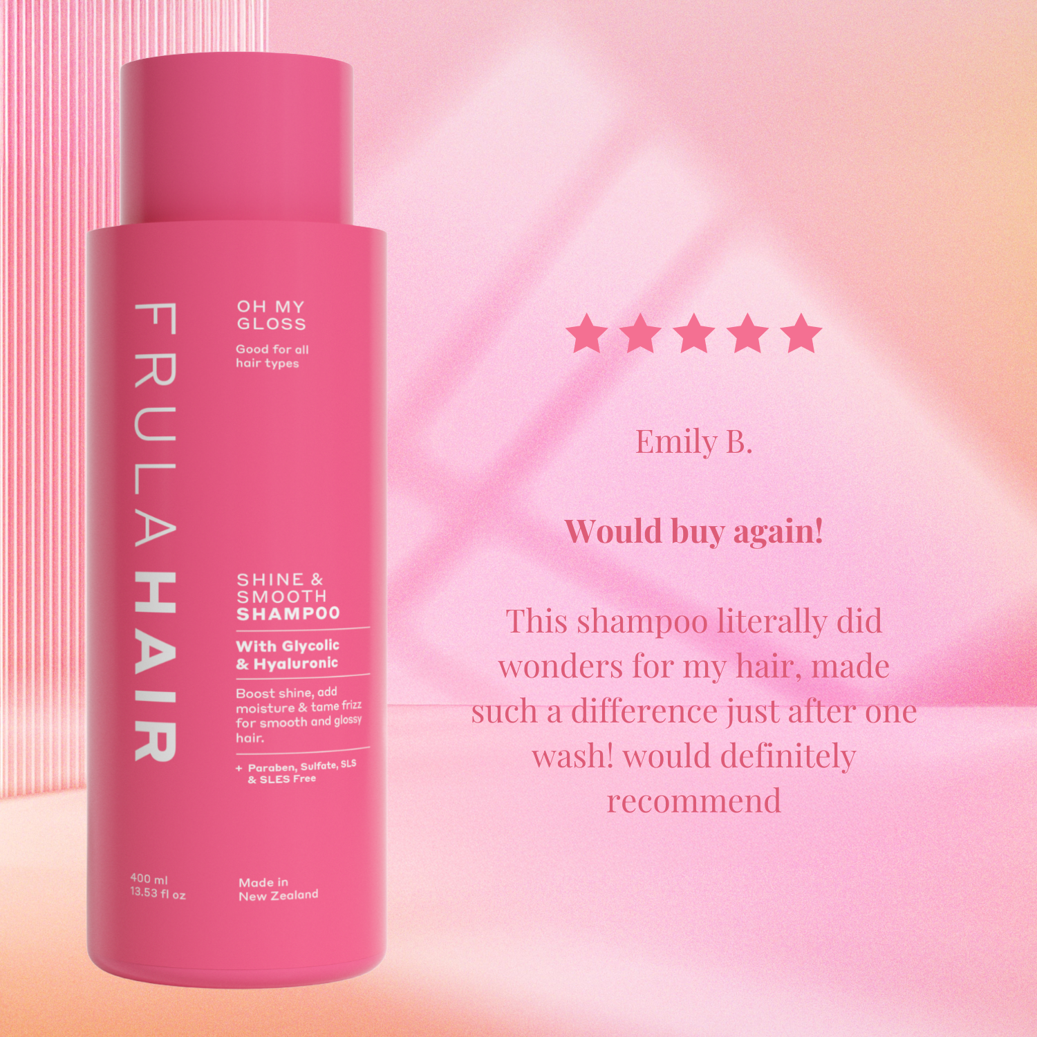 Oh My Gloss Shine & Smooth Shampoo