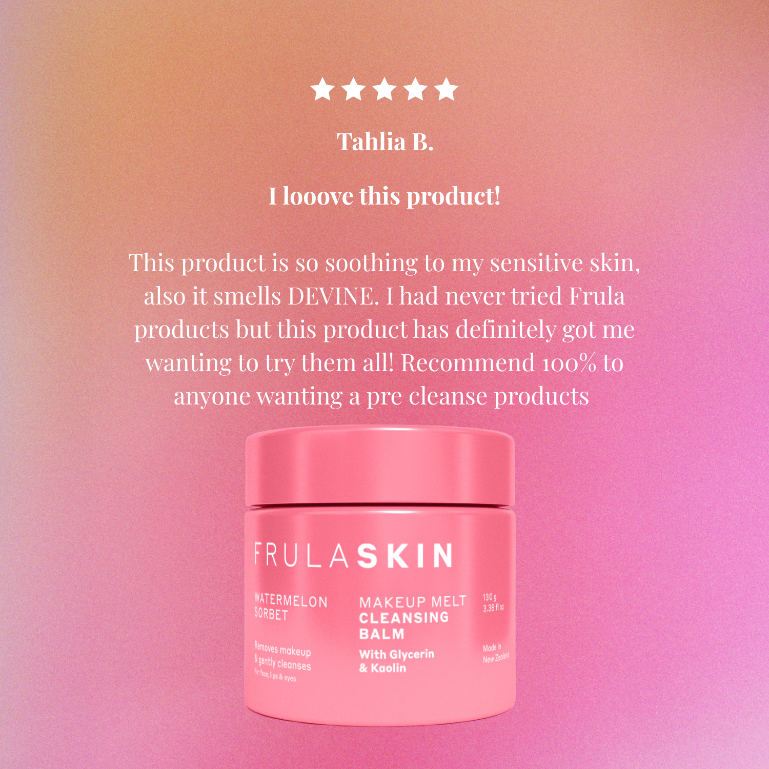 Frula - Frula-Watermelon Cleansing Balm