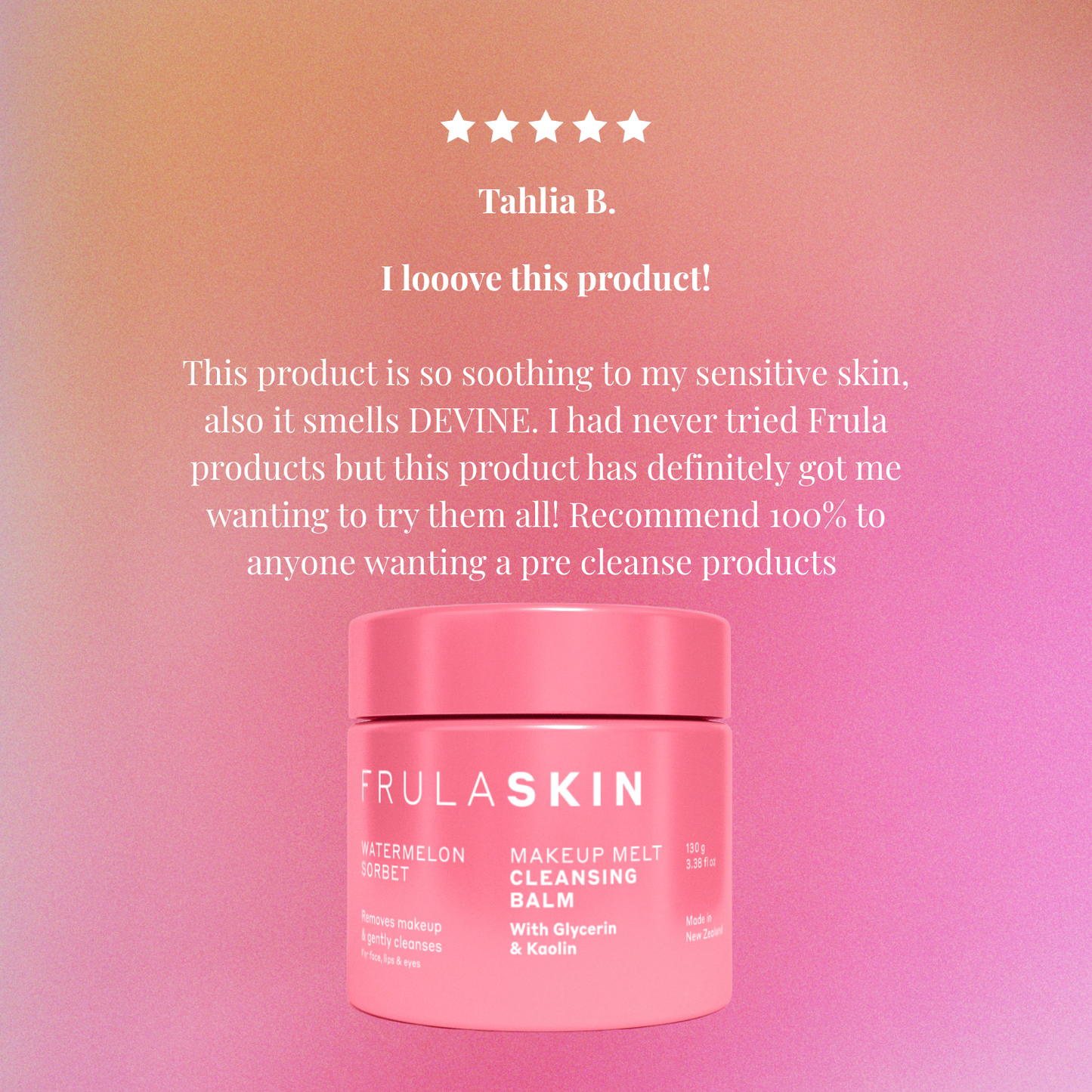 Frula - Frula-Watermelon Cleansing Balm