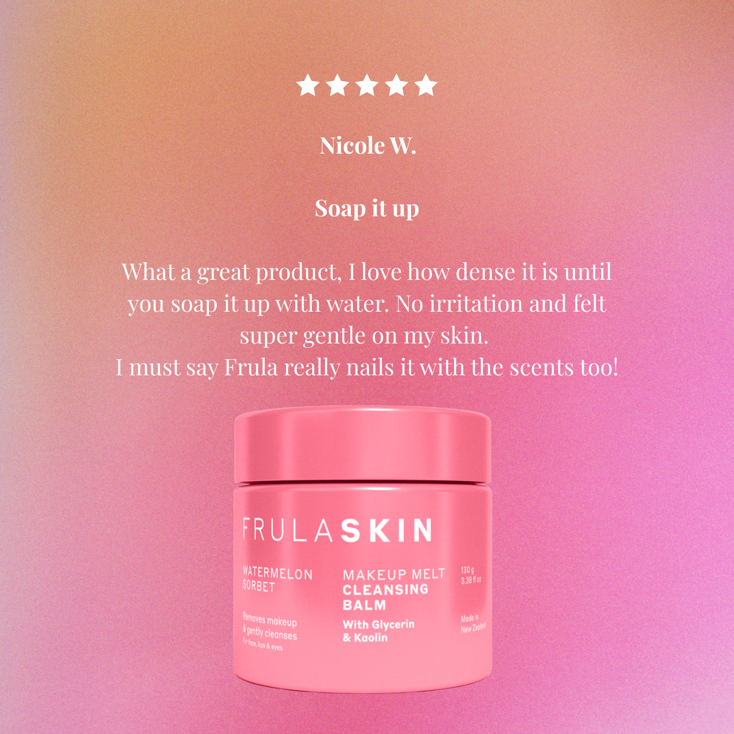 Frula - Frula-Watermelon Cleansing Balm