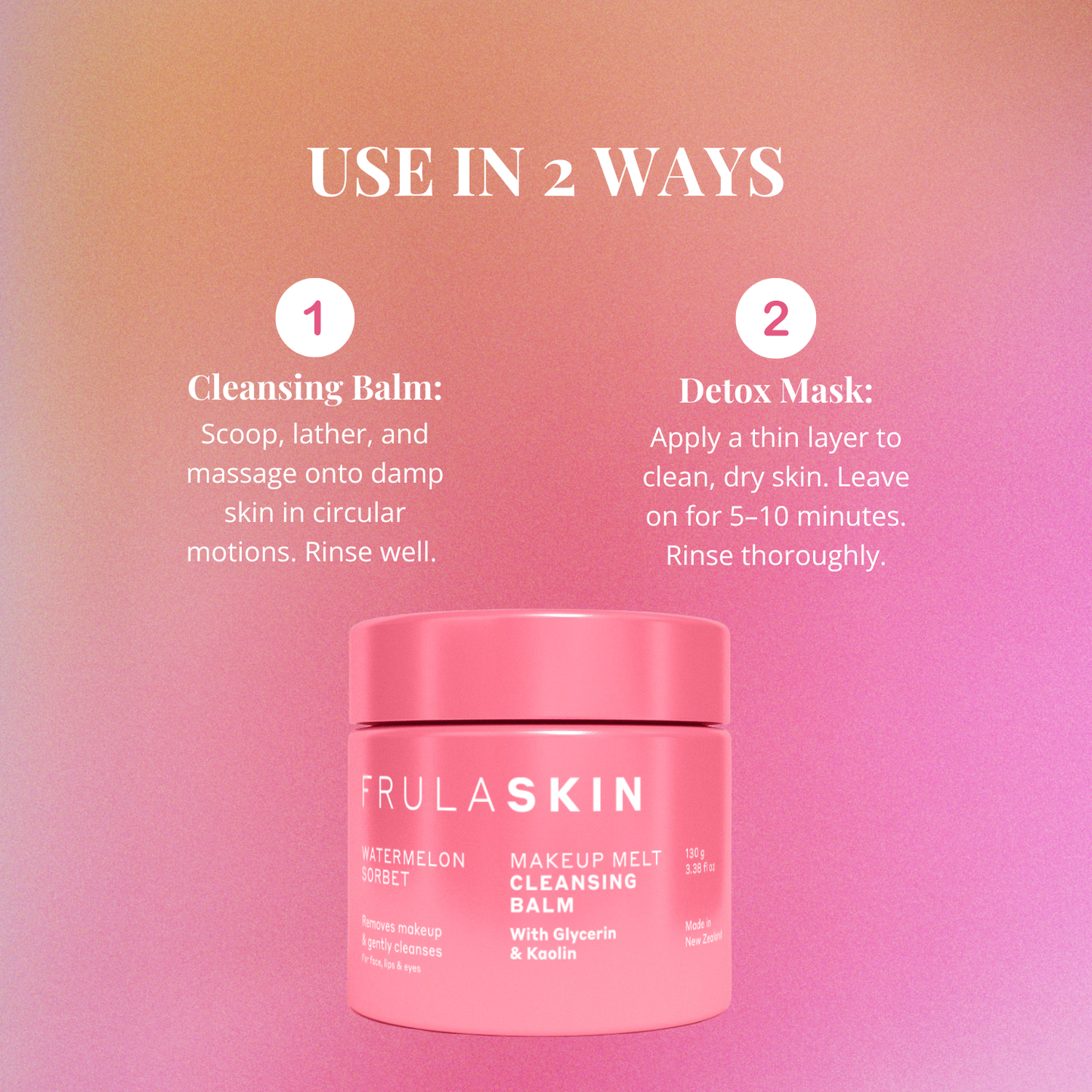 Frula - Frula-Watermelon Cleansing Balm